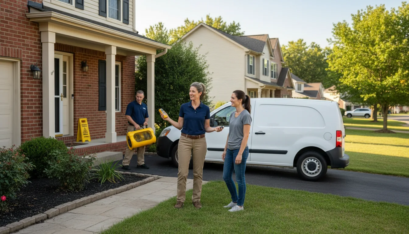 Residential water damage restoration in Doral, FL